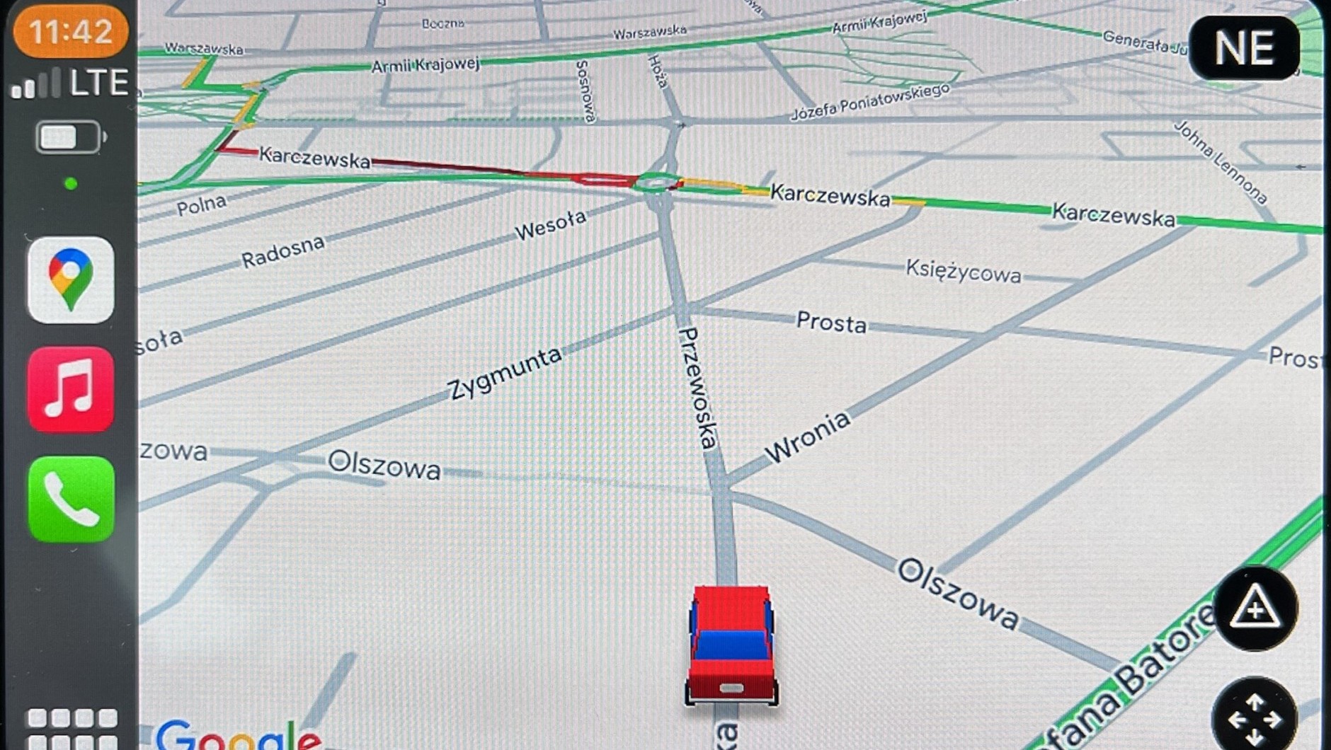 Nawigacja Google Maps