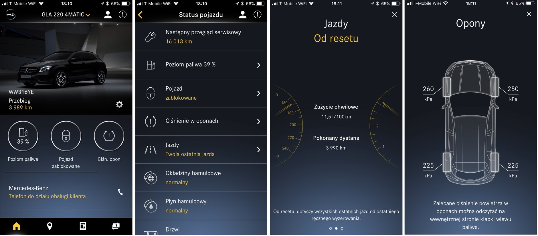 Aplikacja Mercedes Me