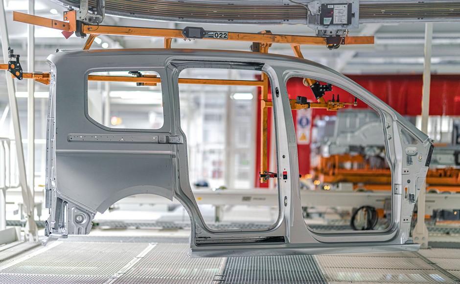 Produkcja nowego Volkswagena Caddy w zakładach w Poznaniu