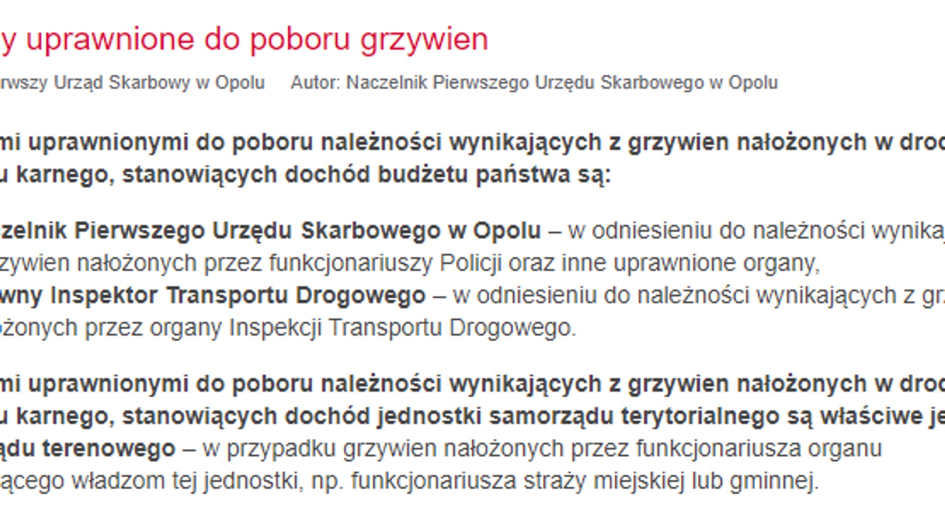 List z Urzędu Skarbowego w Opolu to nie oszustwo