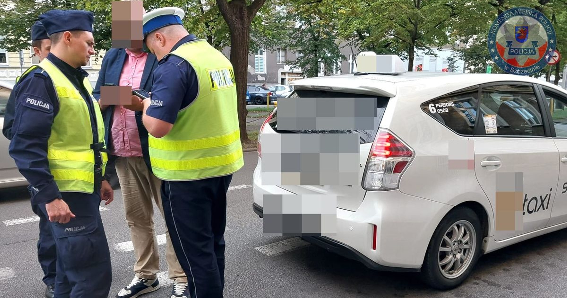 Kontrola taksówek firm typu Bolt i Uber