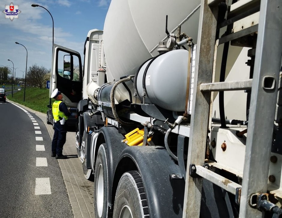 Policjanci z lubelskiej drogówki przeprowadzili działania „Truck&Bus”