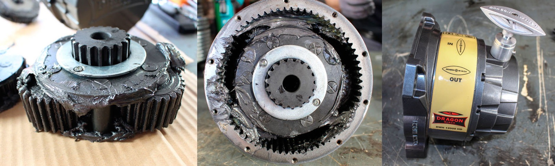 Wyciągarki elektryczne: przekładnie zwalniające