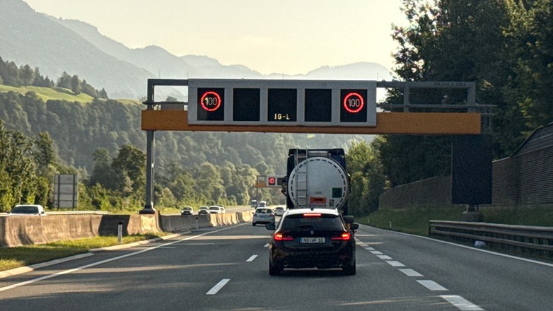 Ograniczenie prędkości IG-L w Austrii