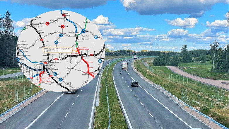 Droga S11 Ostrzeszów Północ - Kępno Północ