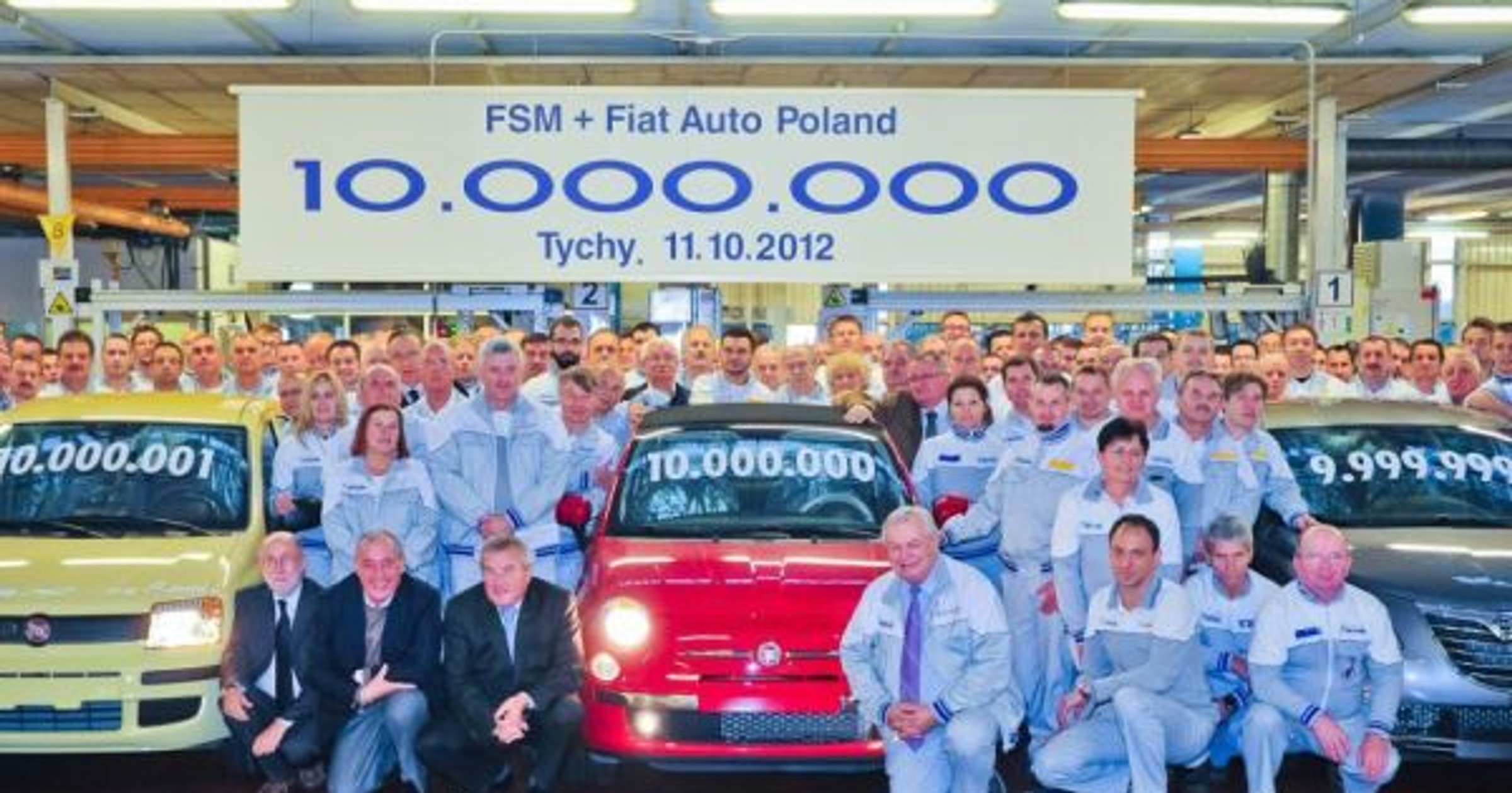 10-mln samochód zjechał z linii tyskiej fabryki Fiata