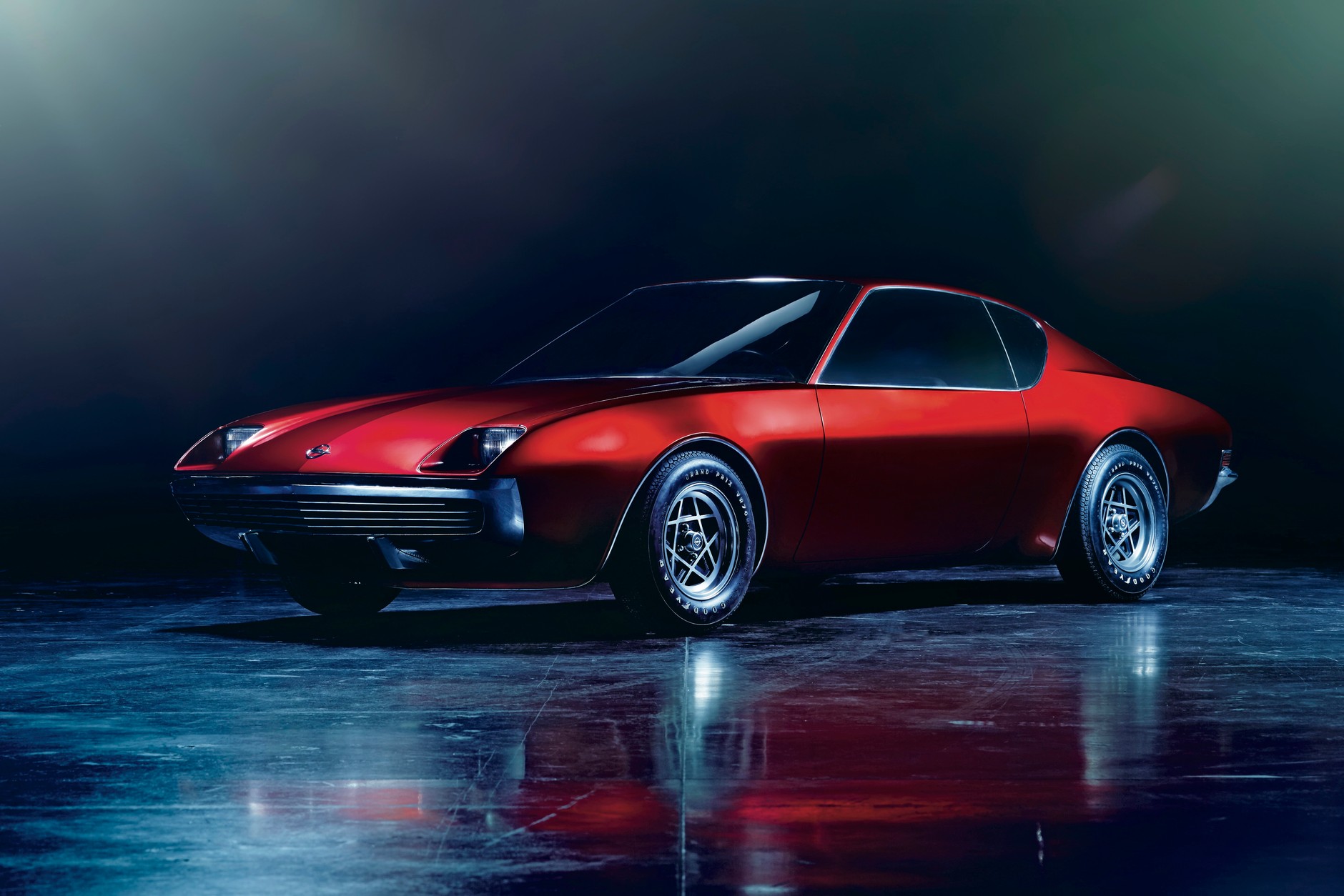 Making-of Manty. Więcej Chevroleta Monzy niż Opla Manty.Stylistyczny projekt studyjnej Manty B z 1973 roku wykonano w USA i widać w nim jeszcze wyraźnie echo lat 60.