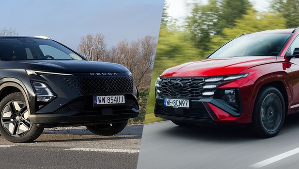 Omoda 5 (po lewej) i Hyundai Tucson (3. europejska generacja)