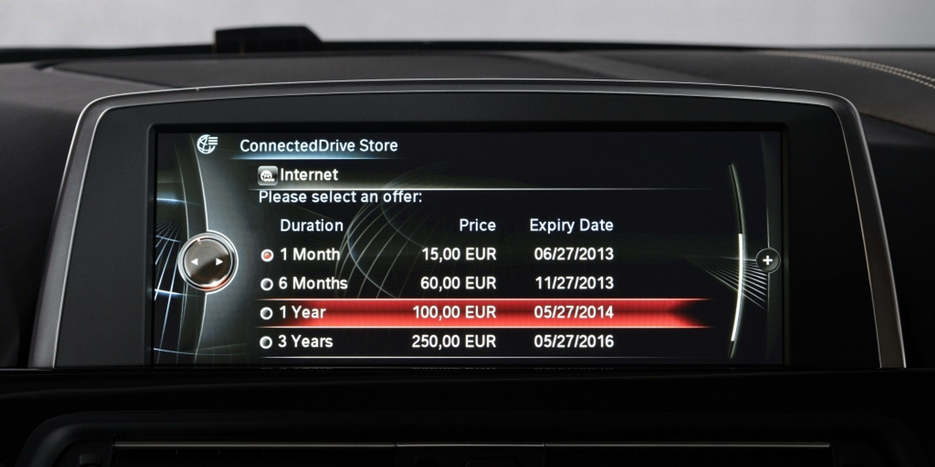 Dostęp do internetu też jest płatny w BMW.