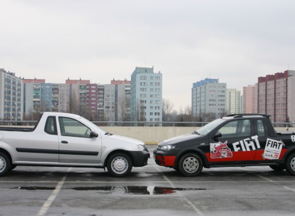 Strada vs. Logan - pojedynek pikapów