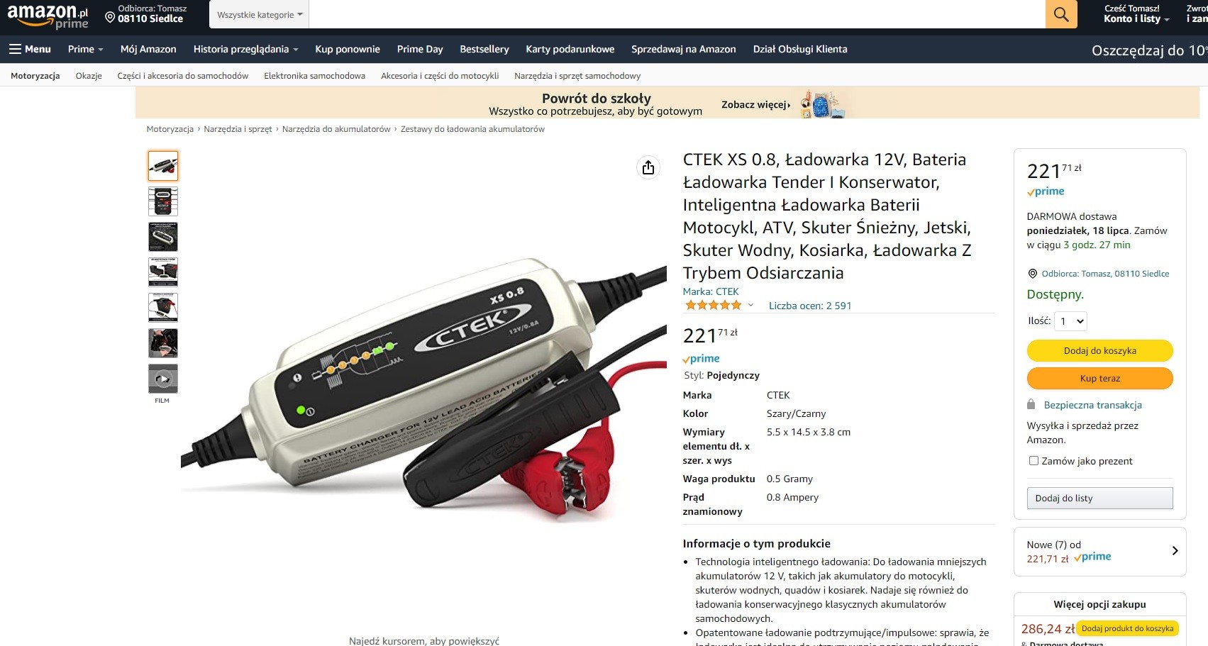 CTEK XS08