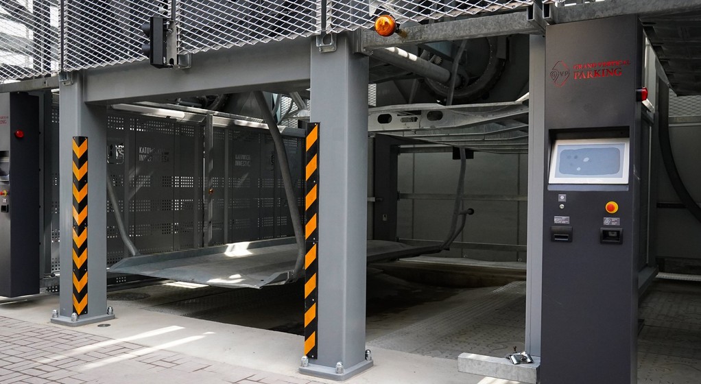 Budowa automatycznego parkingu w Katowicach dobiegła końca
