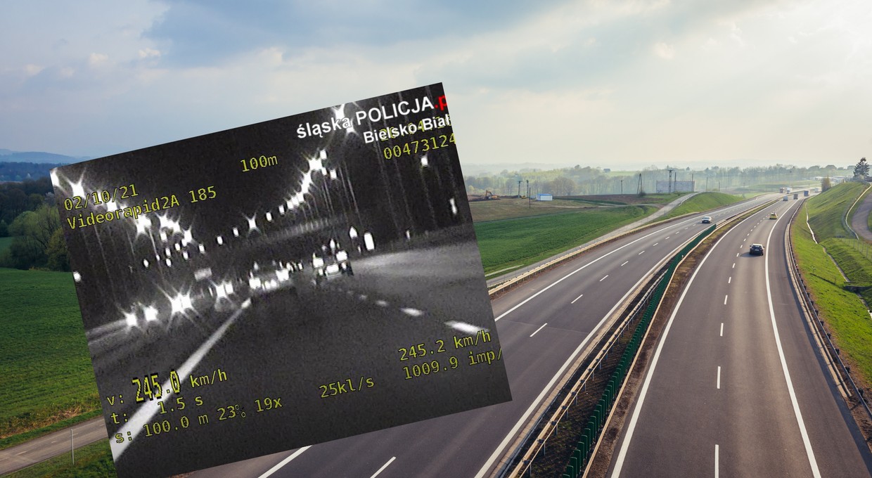 Pędził 240 km na godz. po drodze ekspresowej. Wysokość kary może zaskakiwać