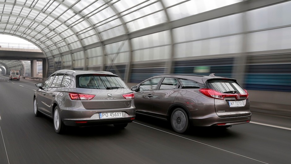Honda Civic Tourer kontra Seat Leon ST