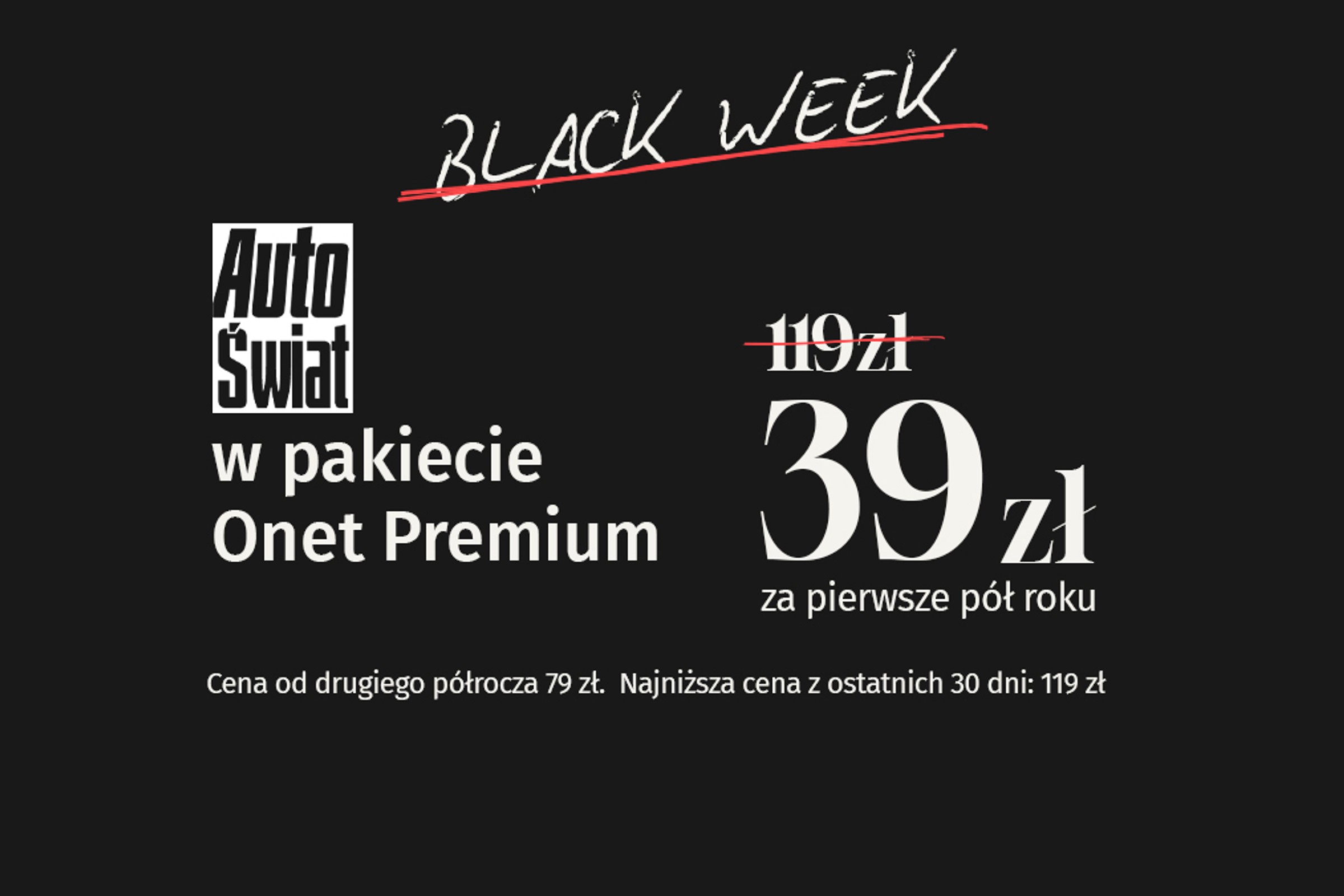 Zostań subskrybentem Auto Świata dzięki pakietowi Onet Premium. Oferta, jakiej nie było!