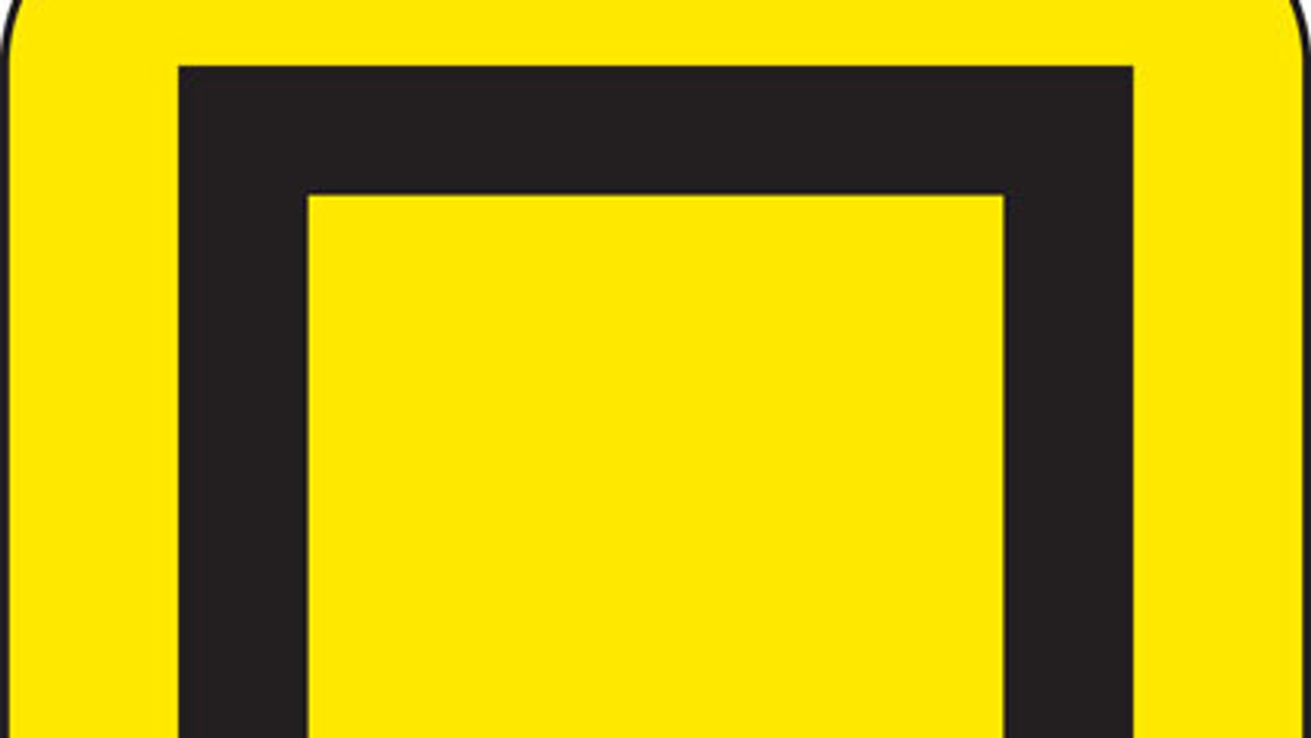 Brytyjski znak wyznaczający objazd