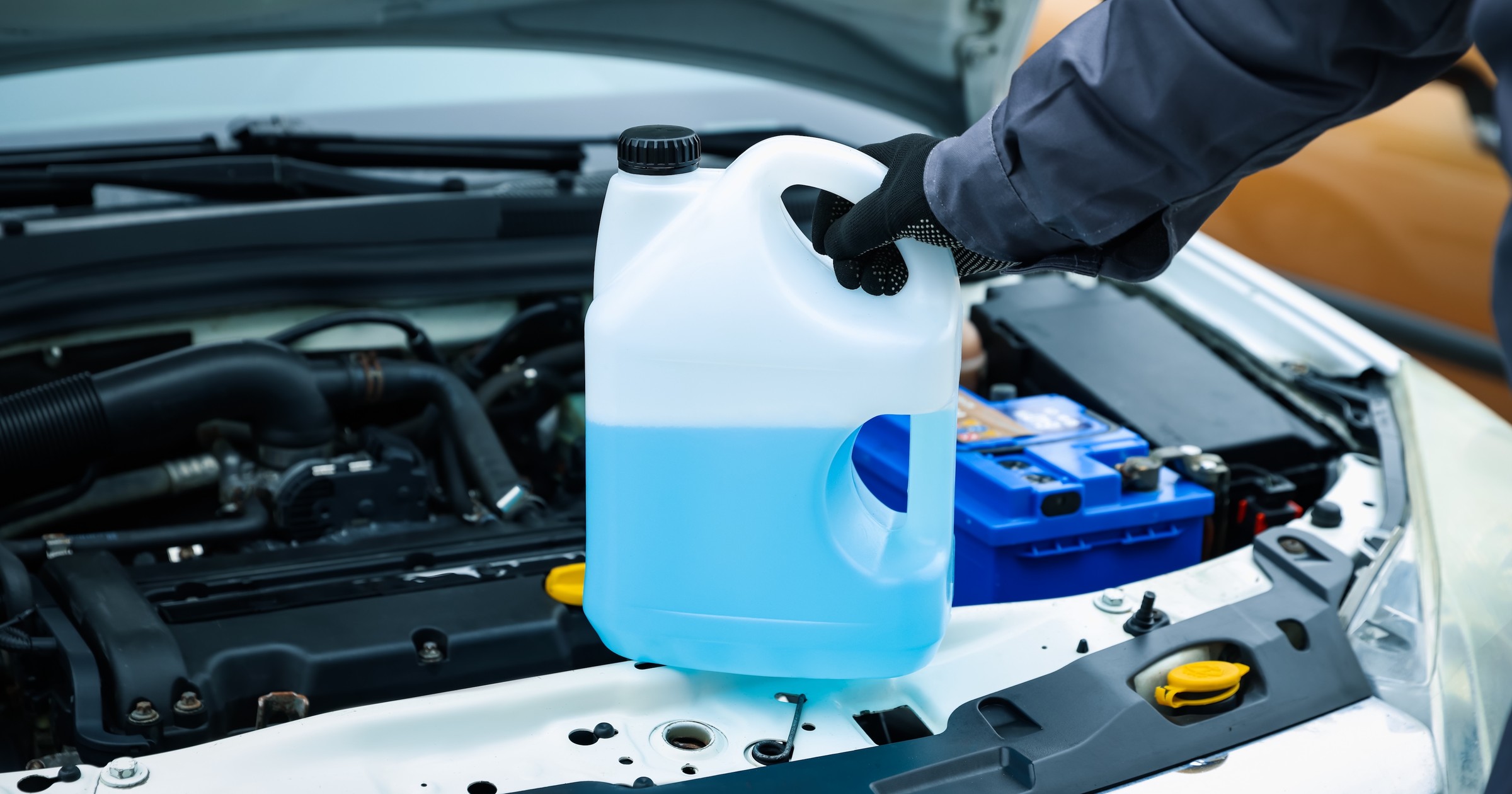 Zimowy płyn do spryskiwaczy