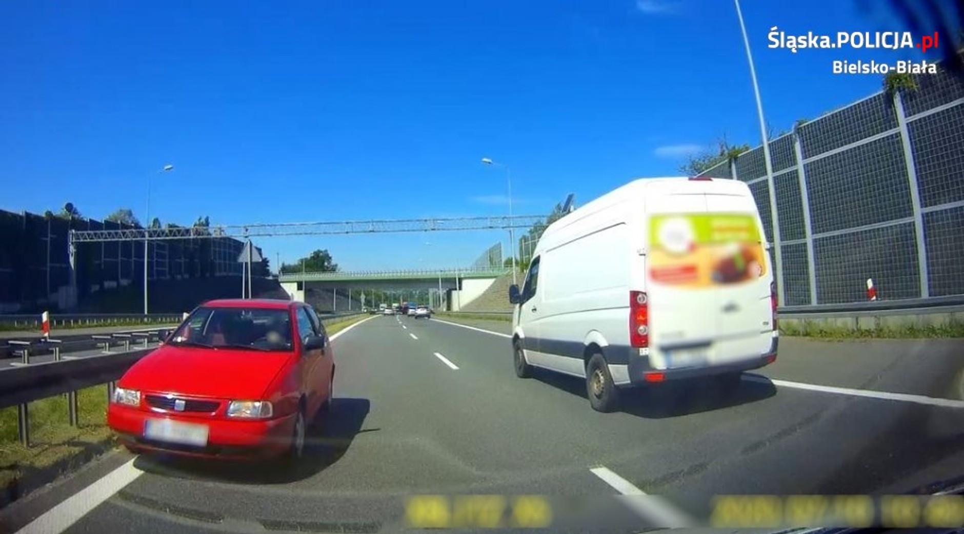 Jechał pod prąd drogą ekspresową