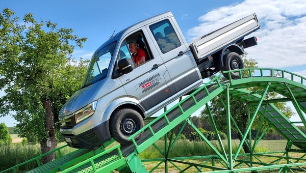 Dostawczakiem w terenie. Jeździłem MAN-em TGE 4x4
