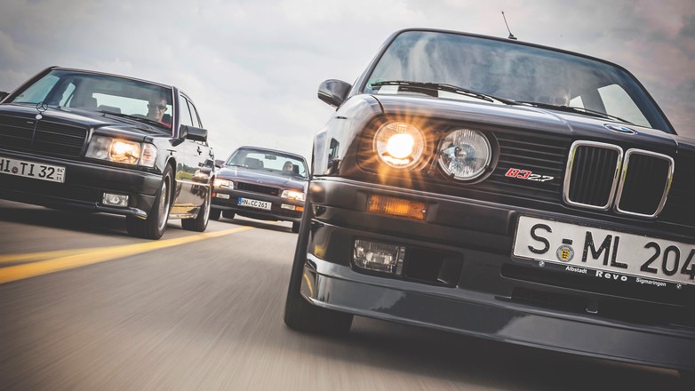 Czarne, szerokie i mocne - Alpina B3 2.7 kontra AMG 190 E 3.2 i Irmscher Senator 4.0