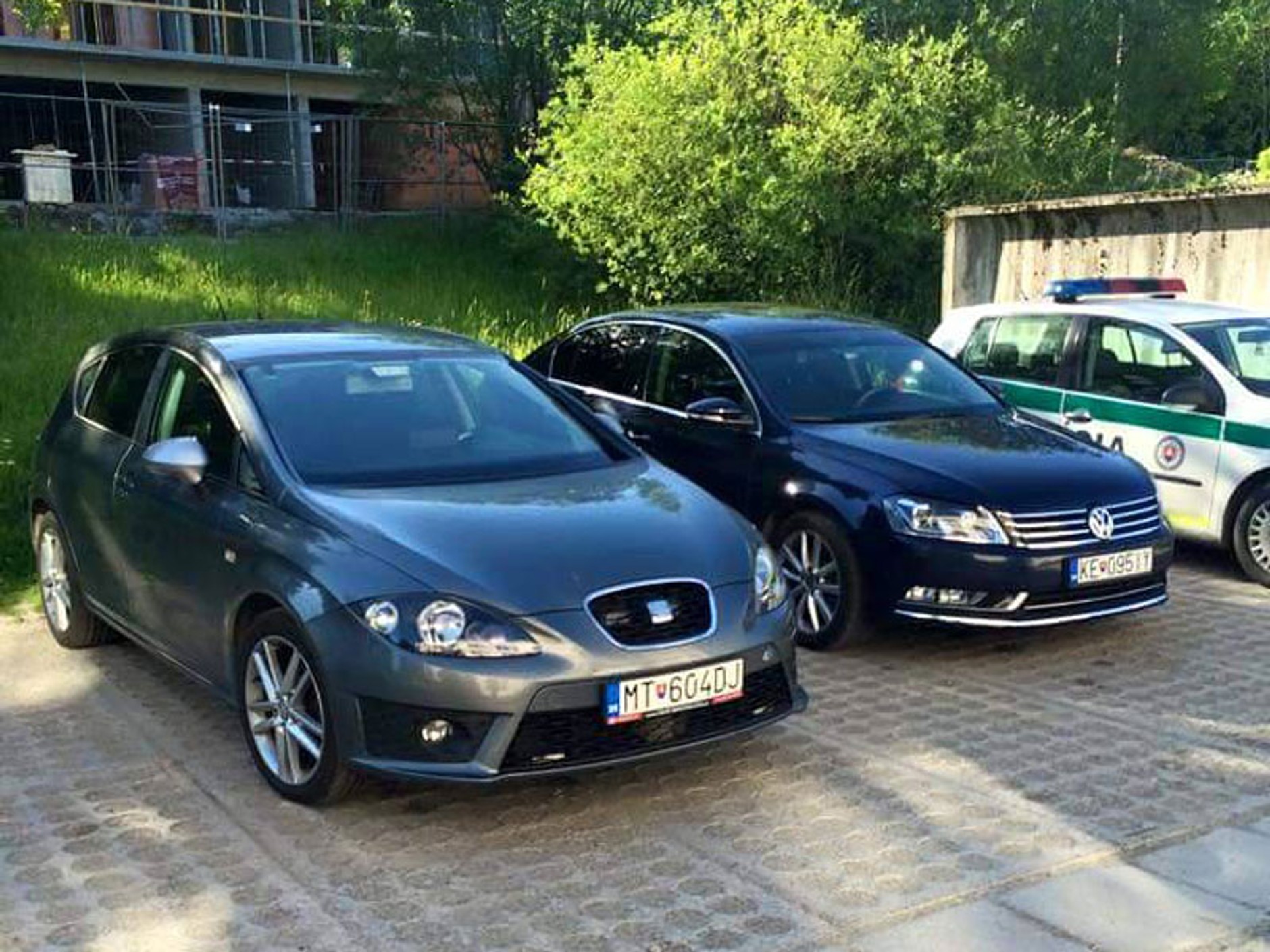 Nieoznakowane pojazdy słowackiej policji