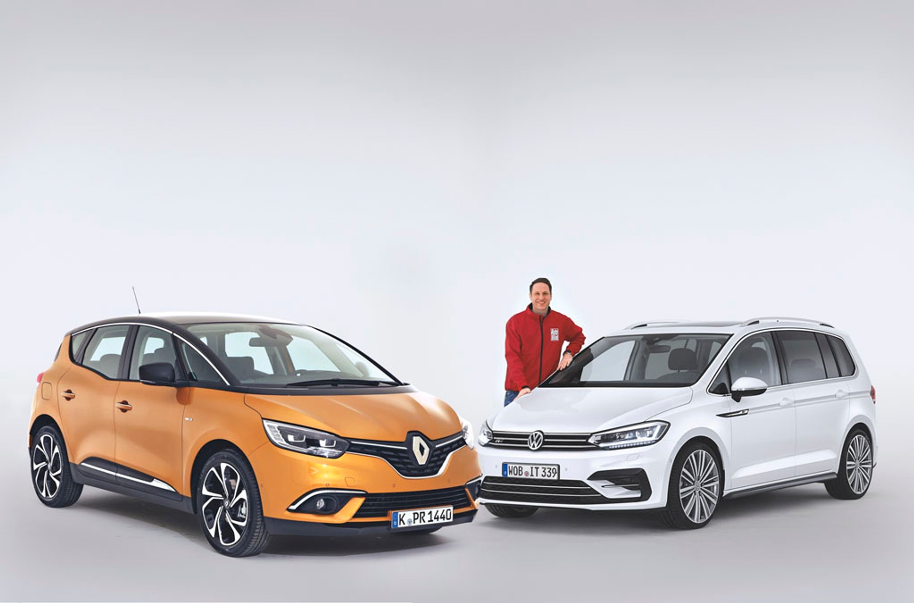 Renault Scenic kontra Volkswagen Touran - dwa pomysły na vana