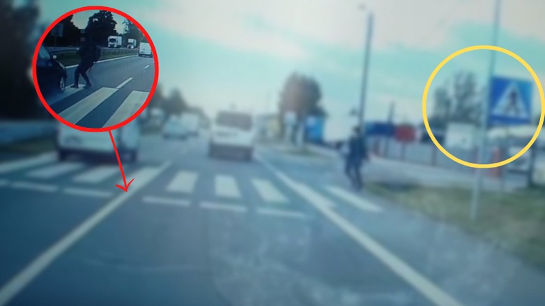 Policja pokazuje, czego nie robić na przejściach dla pieszych