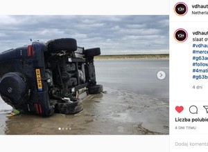Mercedes-AMG G63 koziołkuje podczas próby driftingu
