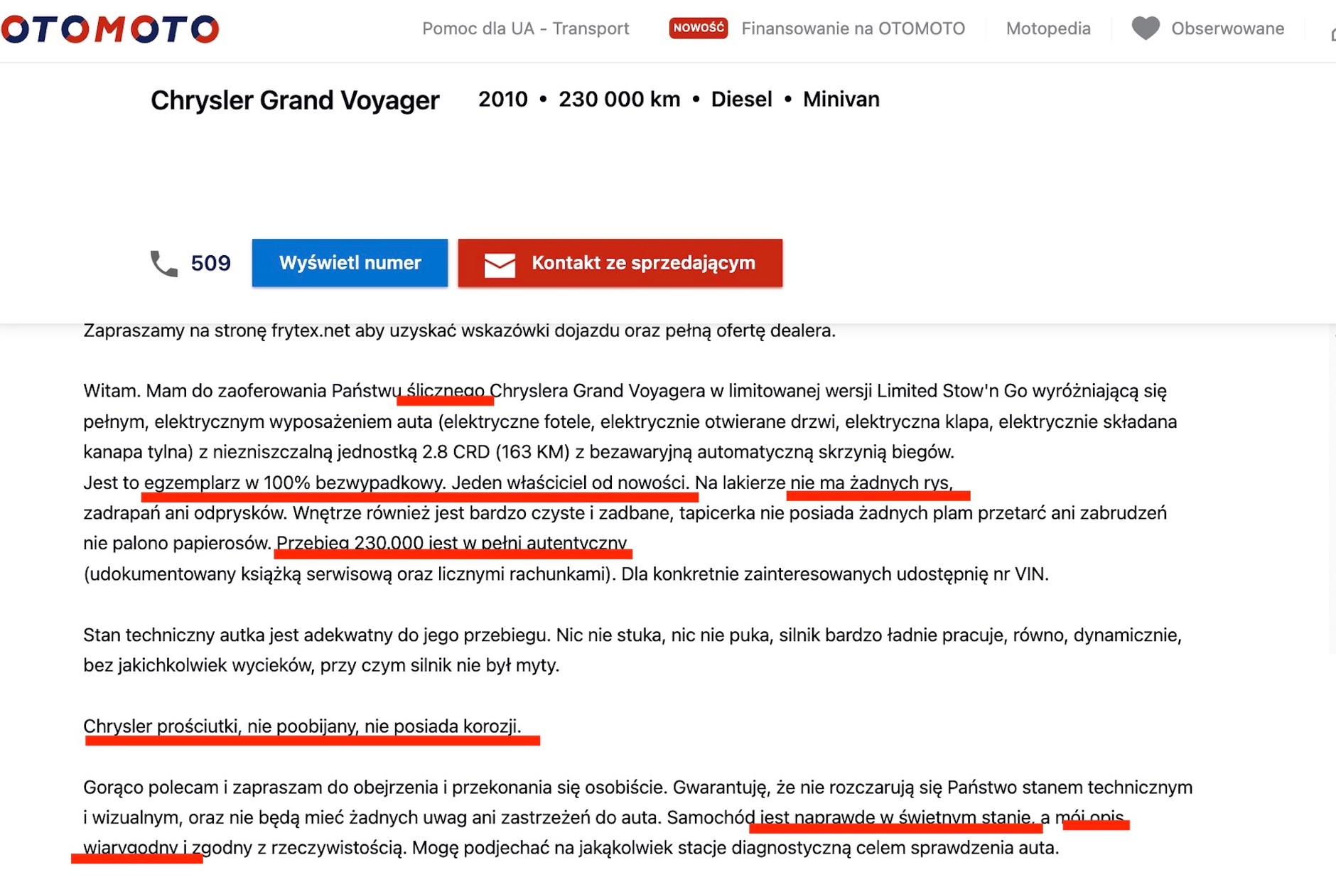 Auto z ogłoszenia – idealne, bezwypadkowe