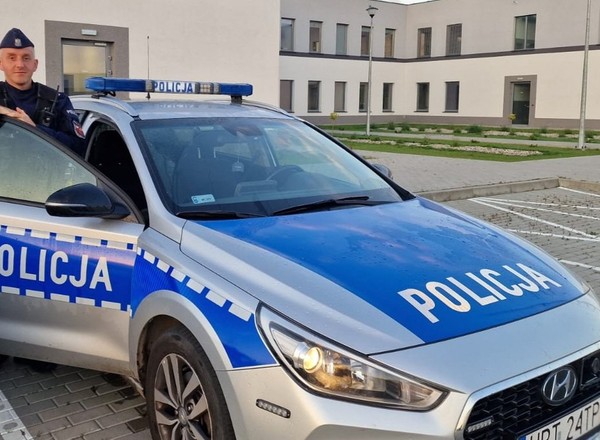 Dzielnicowy po służbie zatrzymał rowerzystę. Miał 2,6 promila