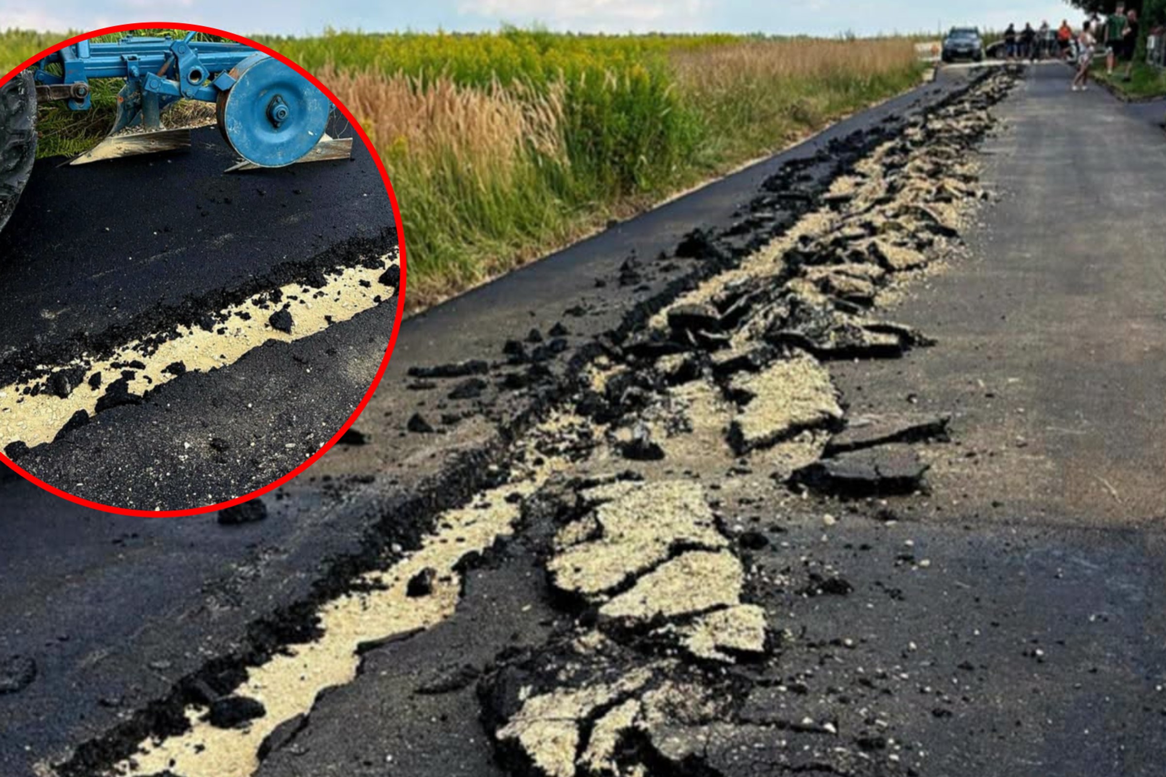 Rolnik celowo zaorał nową drogę. Jaka grozi mu kara i czy OC pokryje szkody?