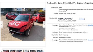 Auta z Top Gear sprzedane za bezcen. Aukcja z "drużyną" Swiftów 