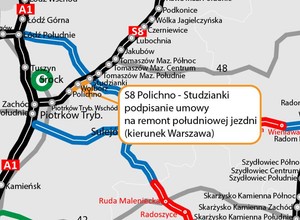 Rozbiorą kawał trasy S8. To pierwsza taka sytuacja w Polsce