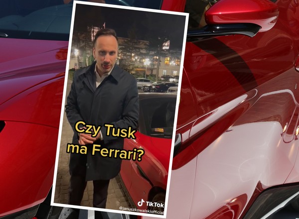 Janusz Kowalski szukał "Ferrari Tuska". Riposta właściciela