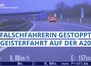 Polka pędziła 210 km/h pod prąd niemiecką autostradą. Policja musiała użyć kolczatki