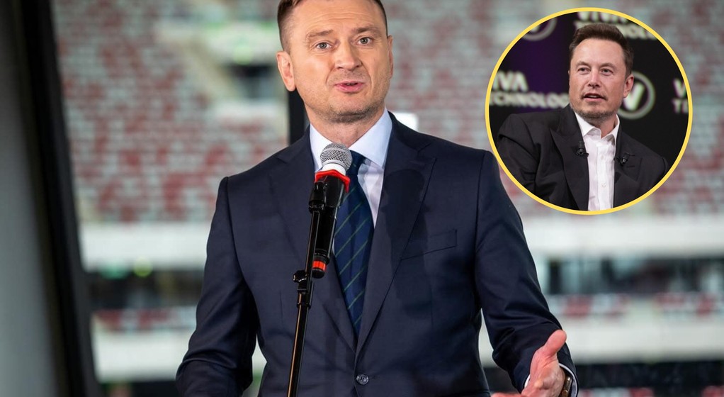 Minister Sławomir Nitras stanowczo skrytykował Elona Muska (w kółku) za słowa o niemieckiej odpowiedzialności (Fot. Facebook/SlawomirNitras)