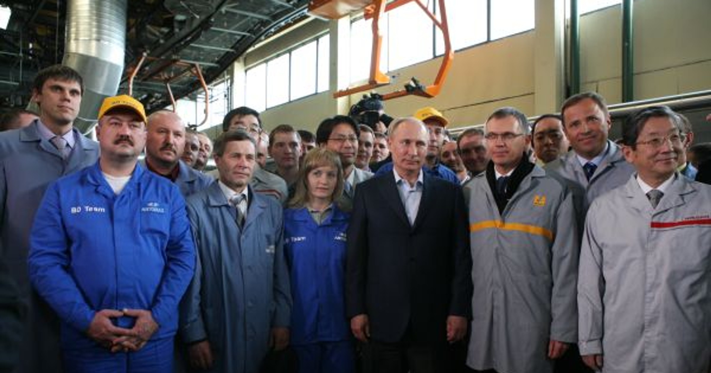 Putin uruchamia produkcję Łady Largus