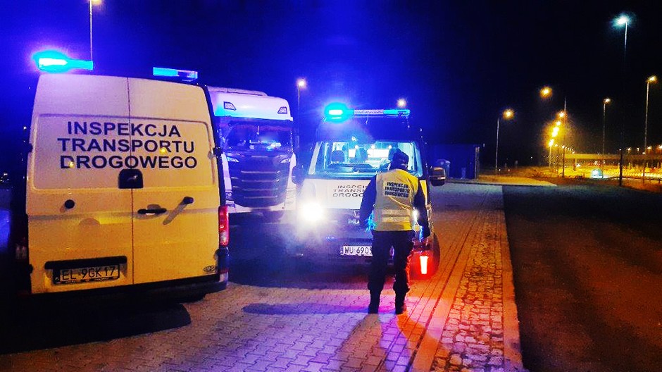 Masowe kontrole trzeźwości kierowców ciężarówek
