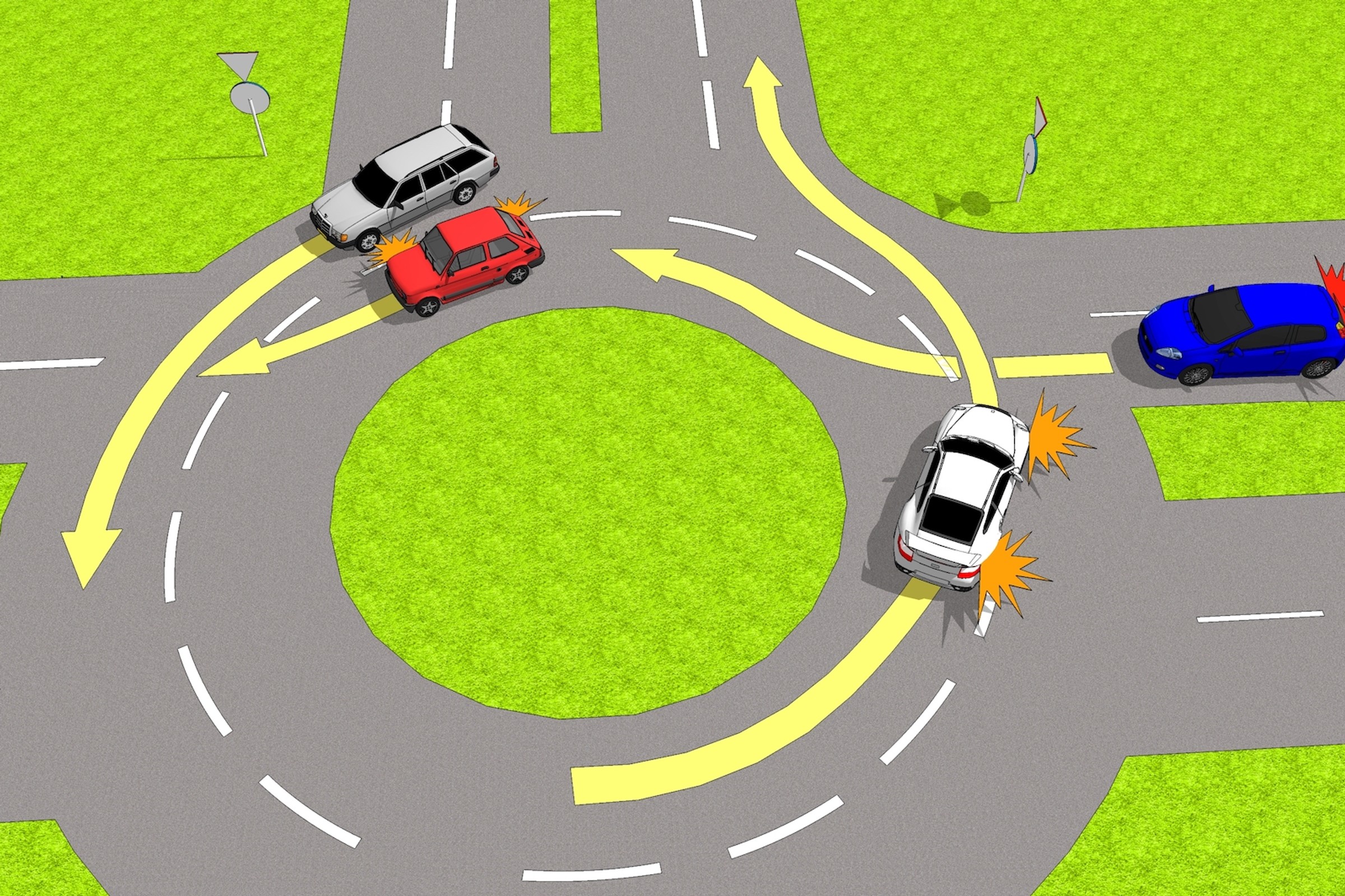 Kto i kiedy ma pierwszeństwo na rondzie? Naczelna zasada. Tłumaczymy krok po kroku
