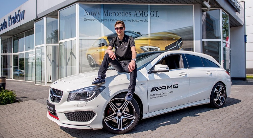 Kamil Stoch i jego Mercedes-Benz CLA Shooting Brake