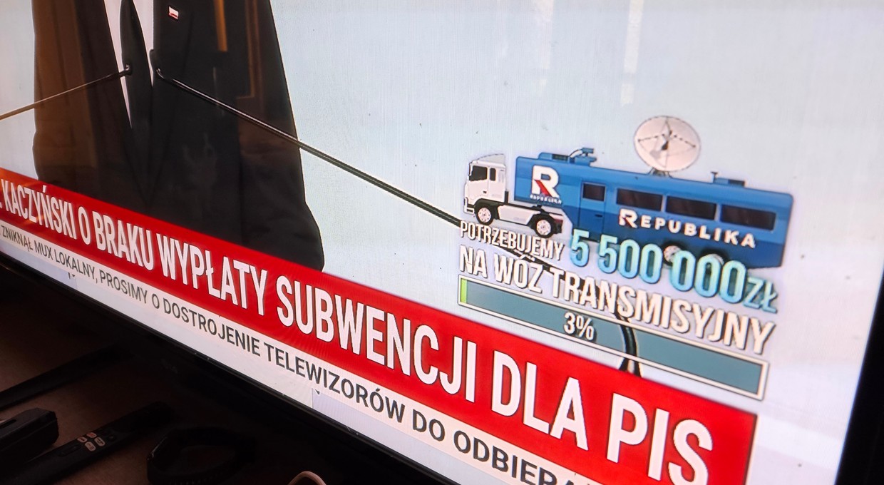 Telewizja Republika chce zebrać miliony na specjalne auto