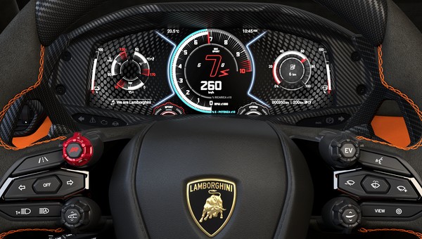Hybrydowe Lamborghini LB744 V12 dostanie tryb... miejski. Jak będzie działać?