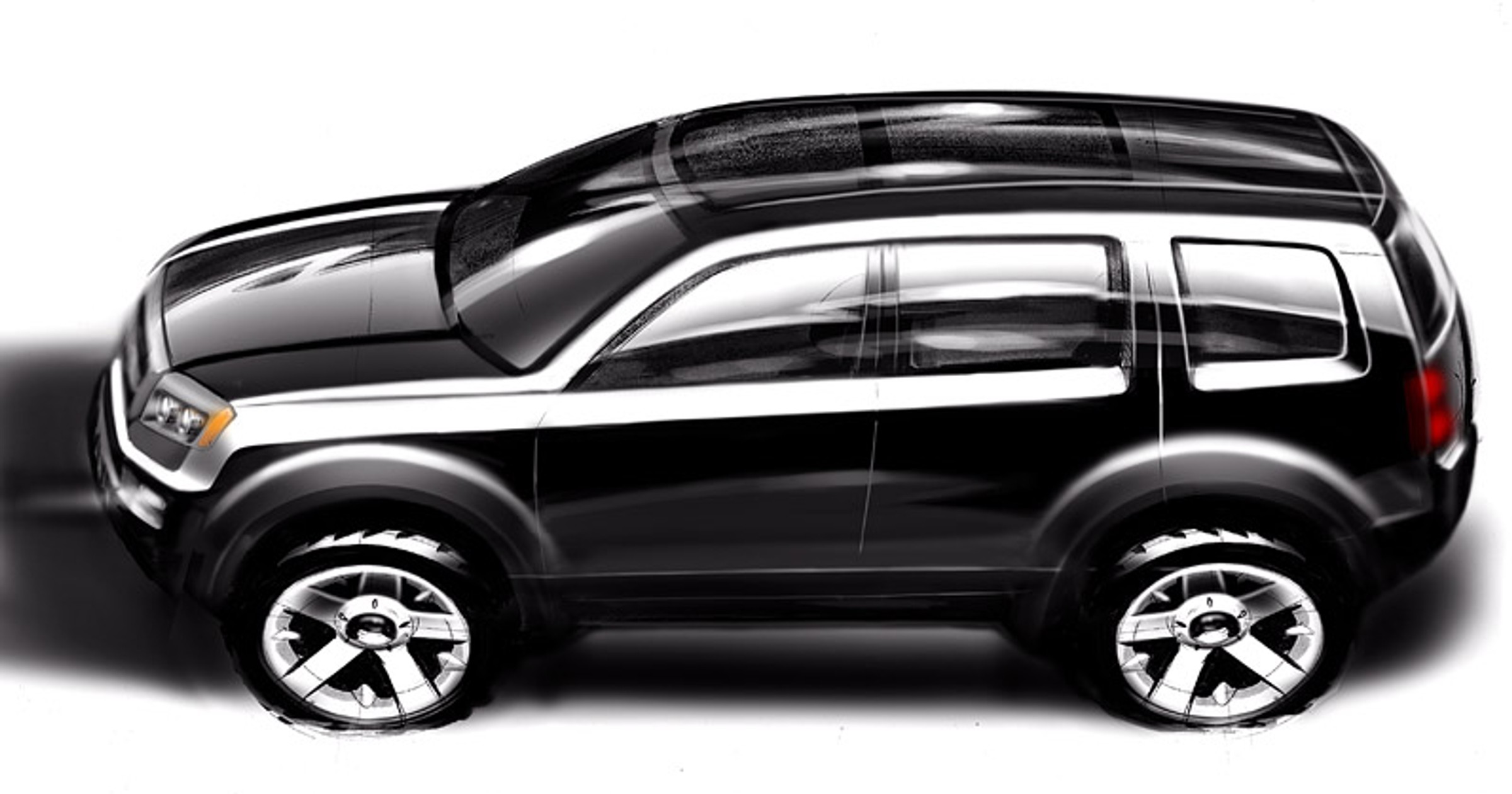 NAIAS 2008: Honda Pilot: prototyp już w Detroit
