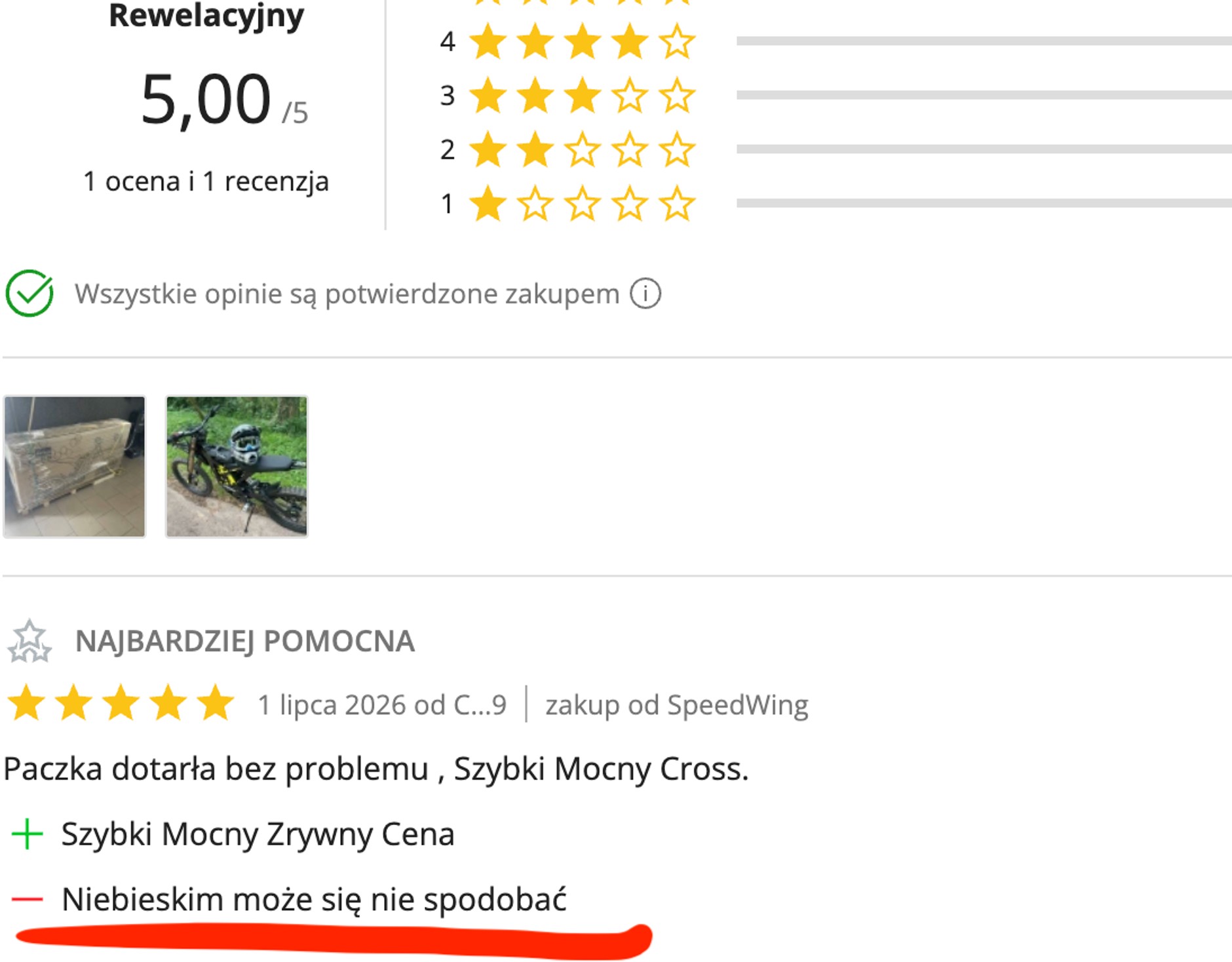 Tak to wygląda w praktyce: elektryczne motocykle dla młodzieży kupowane są od razu z założeniem, że użytkownik będzie łamał prawo
