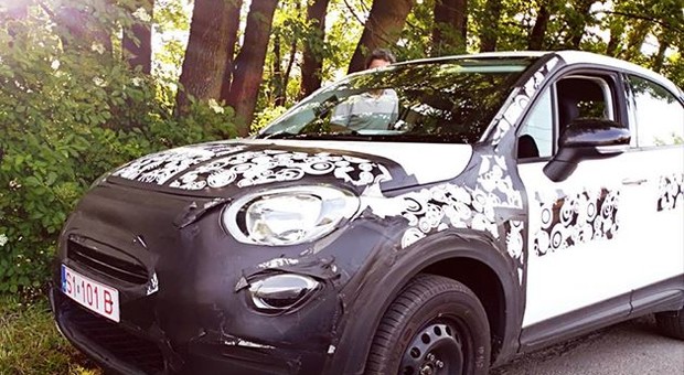 Poliftingowy Fiat 500X przyłapany na testach w okolicach Tychów