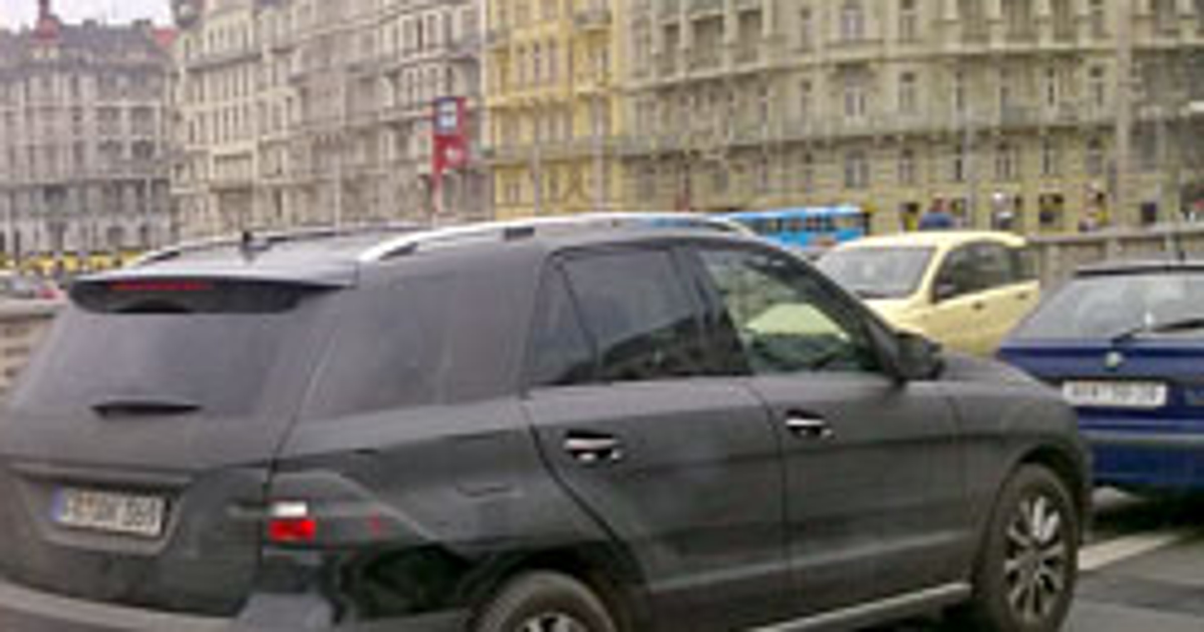 Mercedes-Benz ML W 166 przyłapany w Pradze