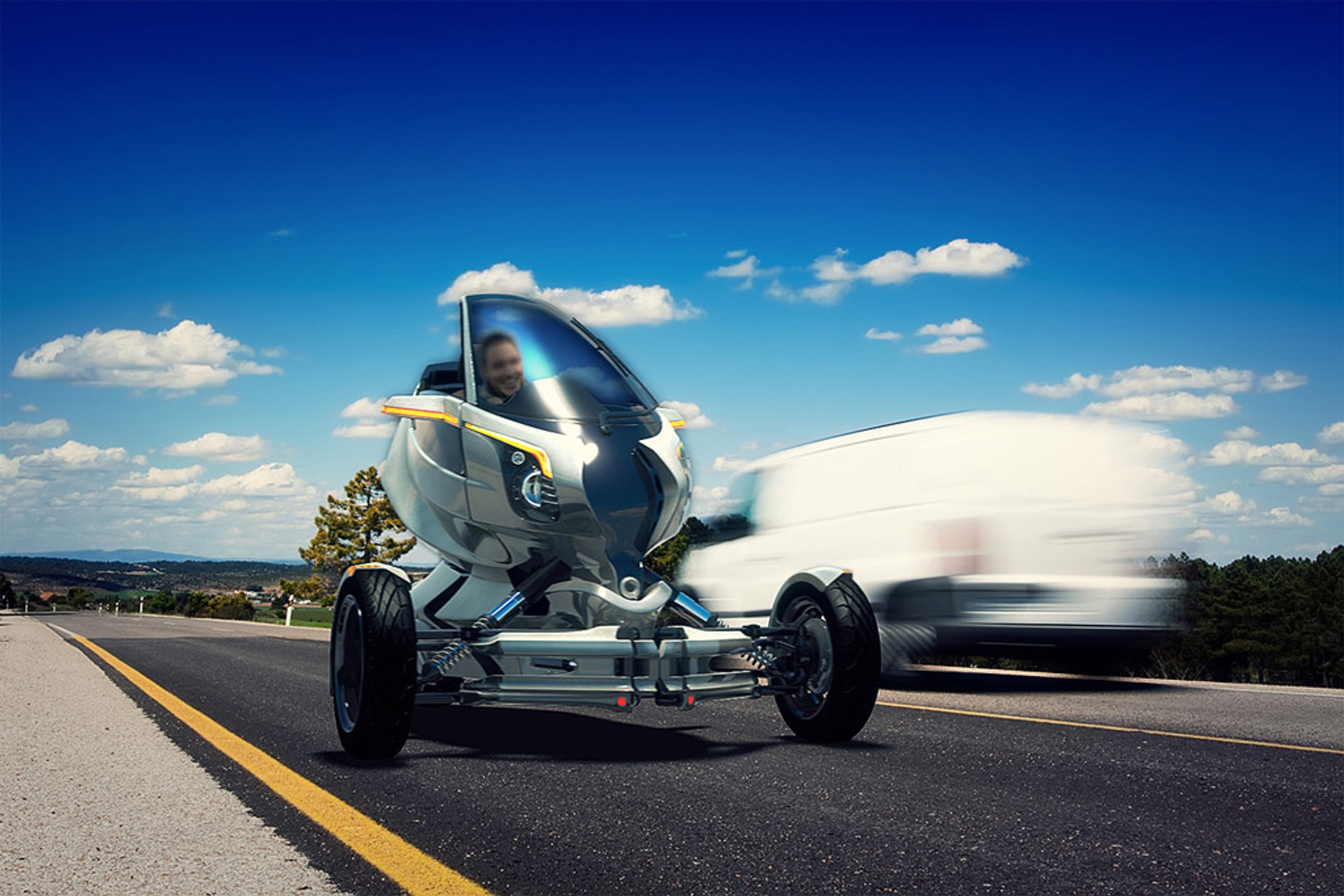 Triggo: sposób na korki i deszcz - zdjęcia