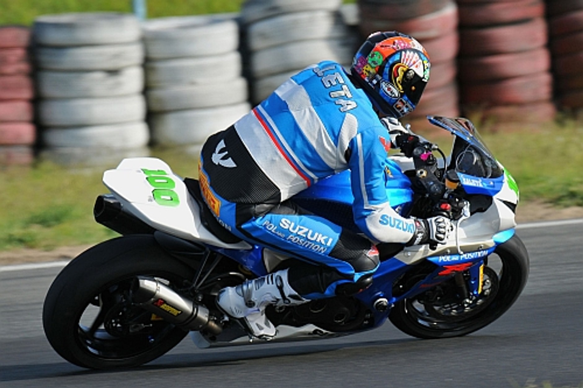 Saleta zdebiutował w wyścigach motocyklowych