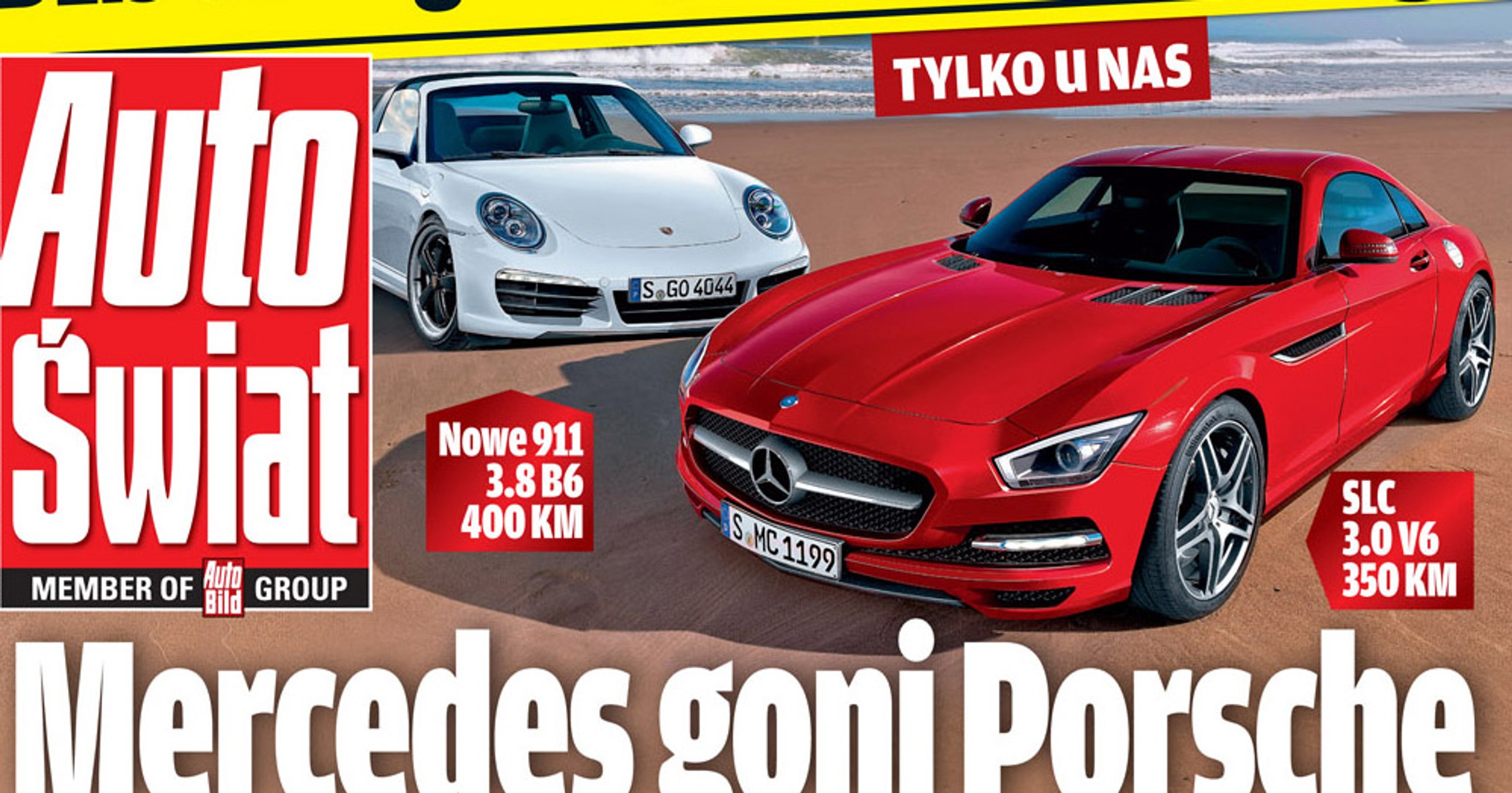 Porsche 911 i Mercedes SLC: czy Mercedes pogoni  za Porsche