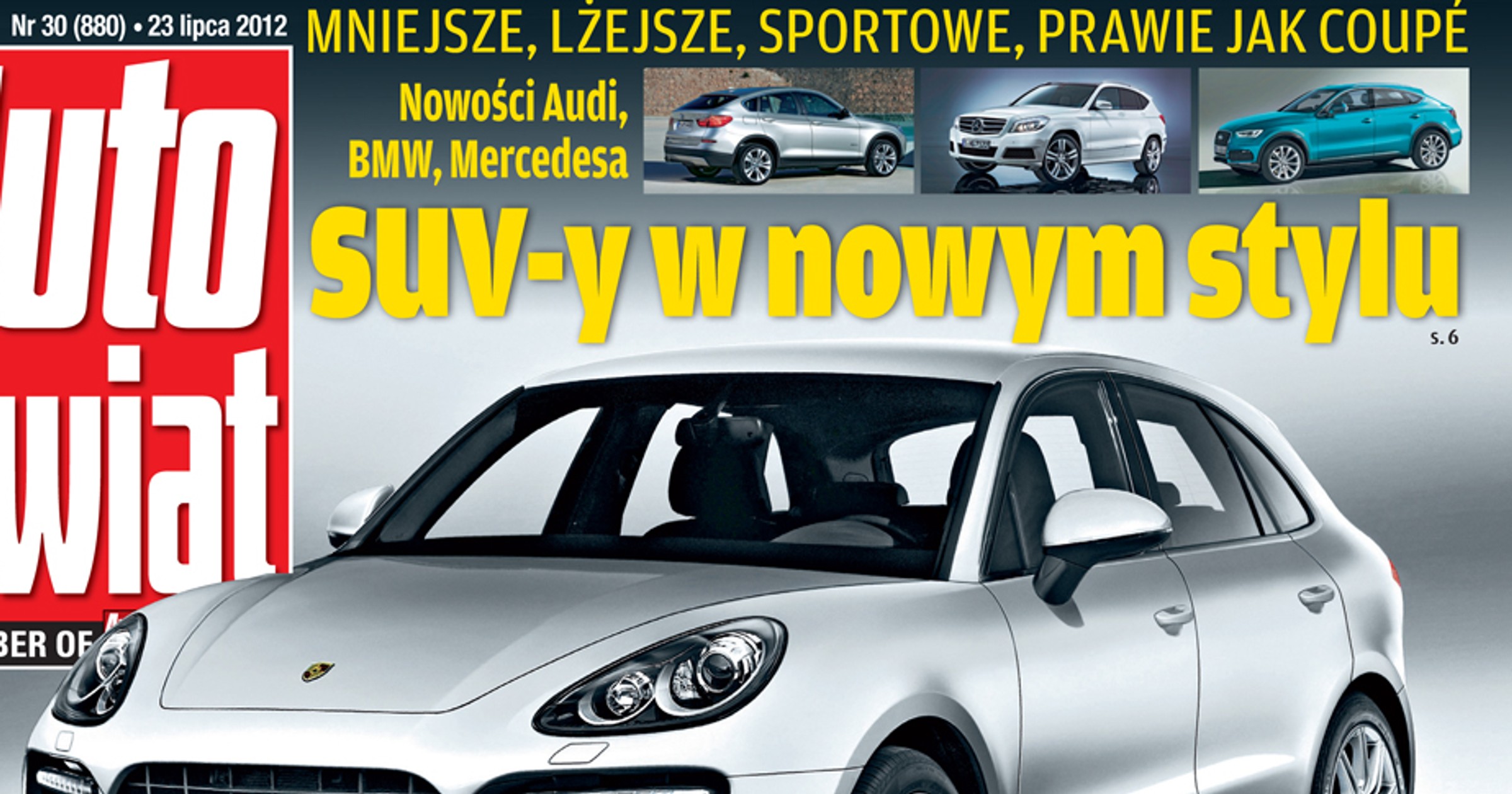 Audi, BMW, Mercedes i Porsche stawiają na SUV-y